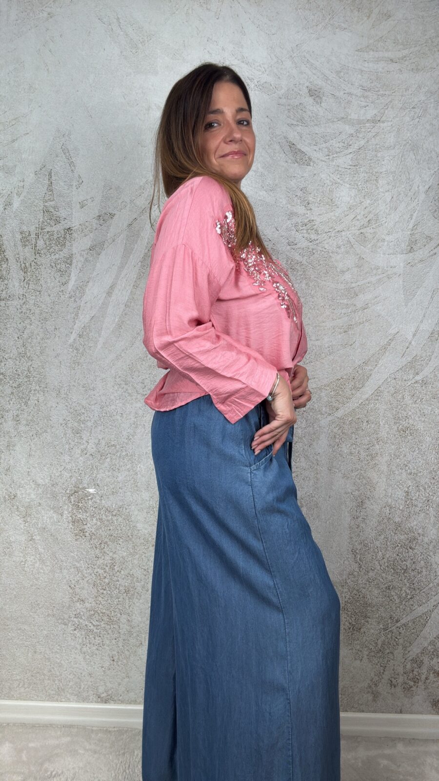 Pantalone Clizia chiaro - immagine 3