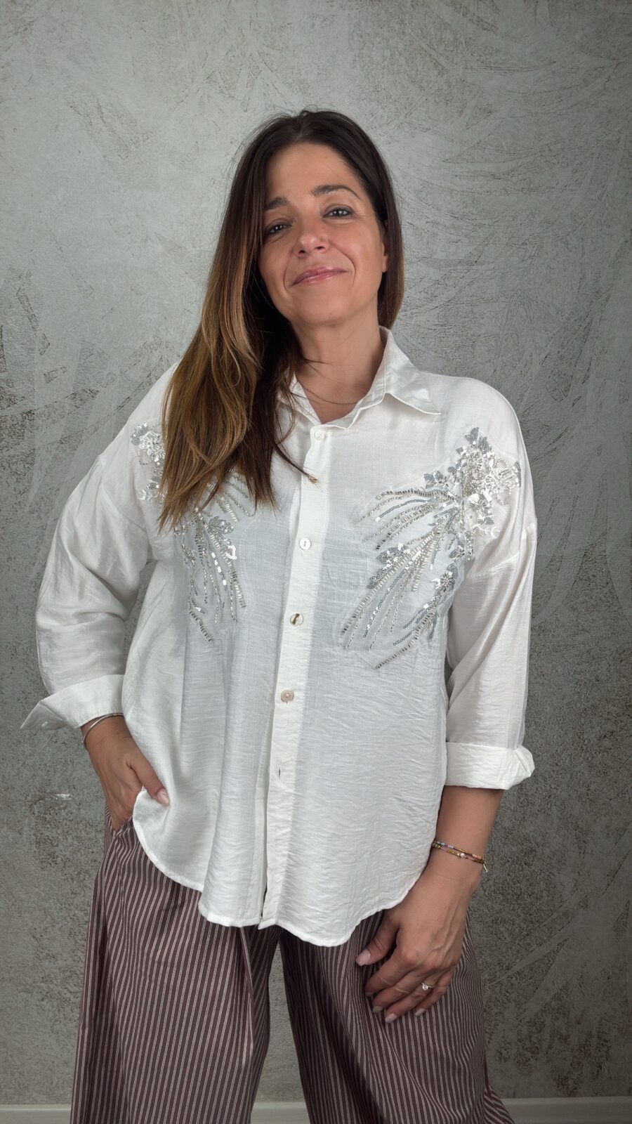 Camicia Diletta bianco - immagine 2