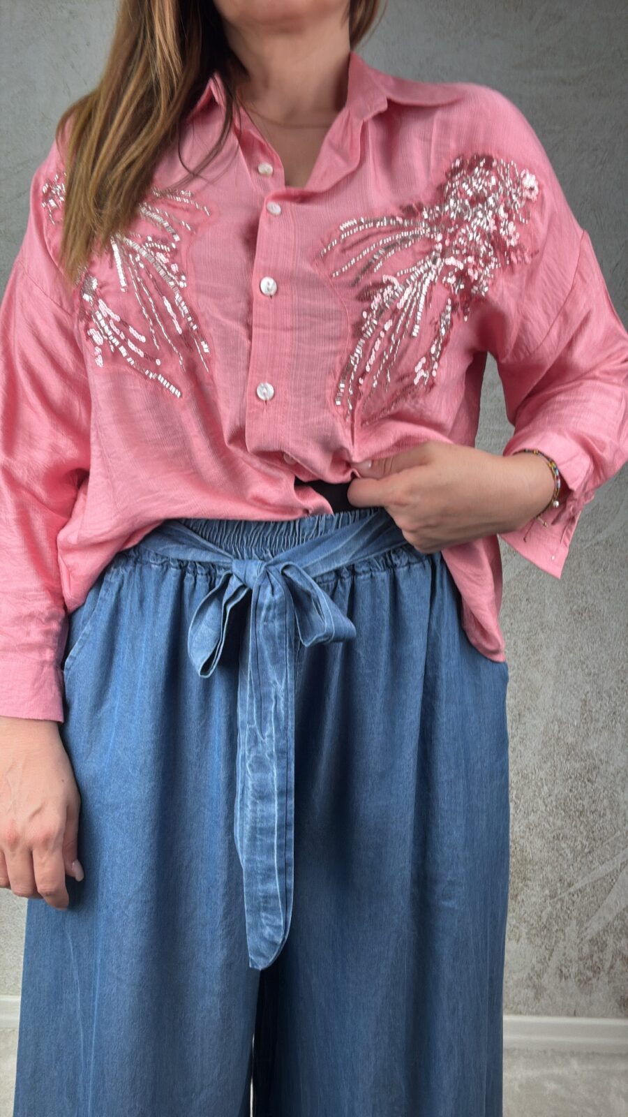 Pantalone Clizia chiaro - immagine 2