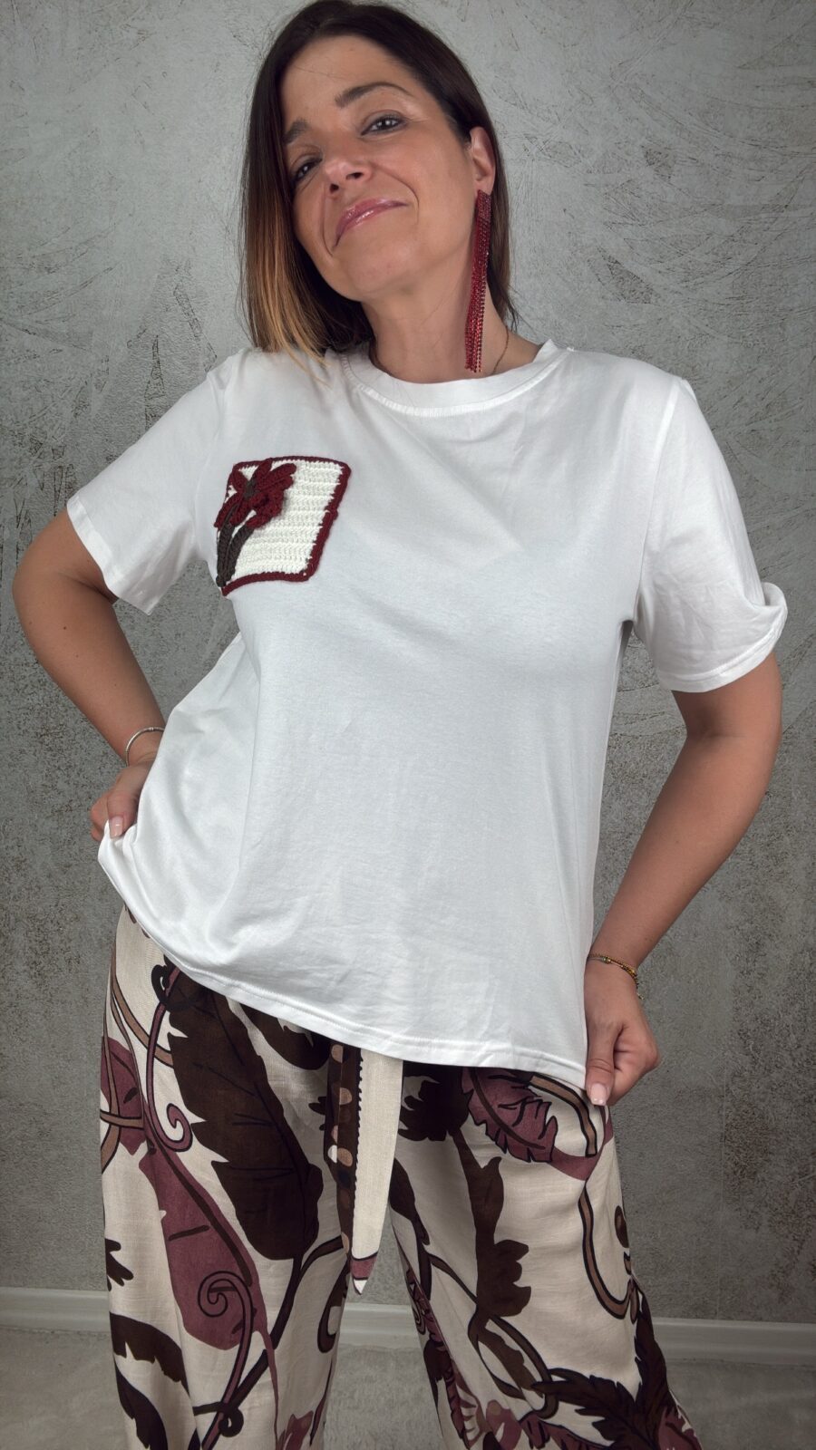 T-shirt Luna vinaccia - immagine 3
