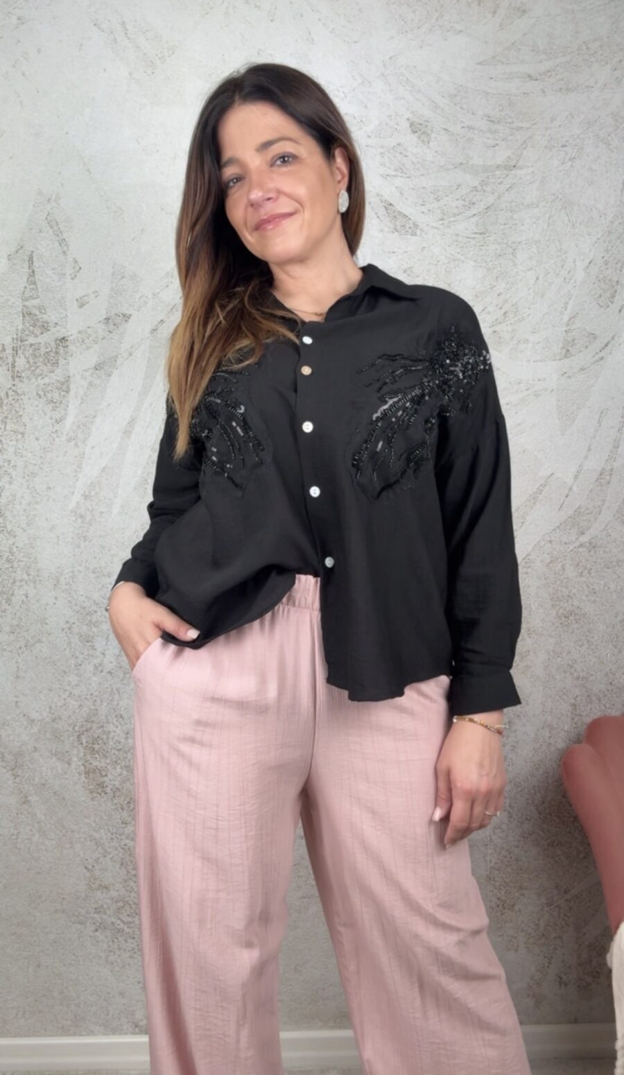 Camicia Diletta nero - immagine 3