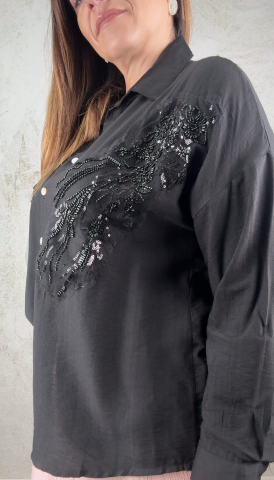 Camicia Diletta nero - immagine 5