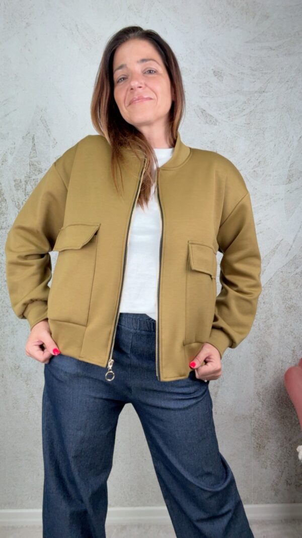 Bomber Petra oliva