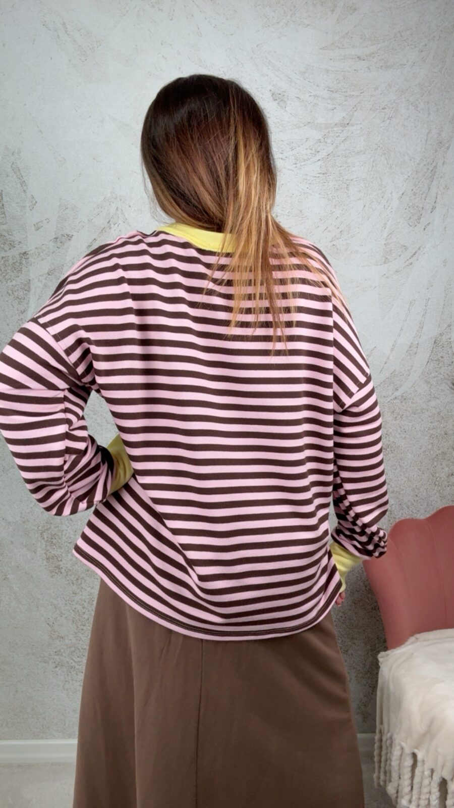 Felpa Thaila rosa/moro - immagine 4