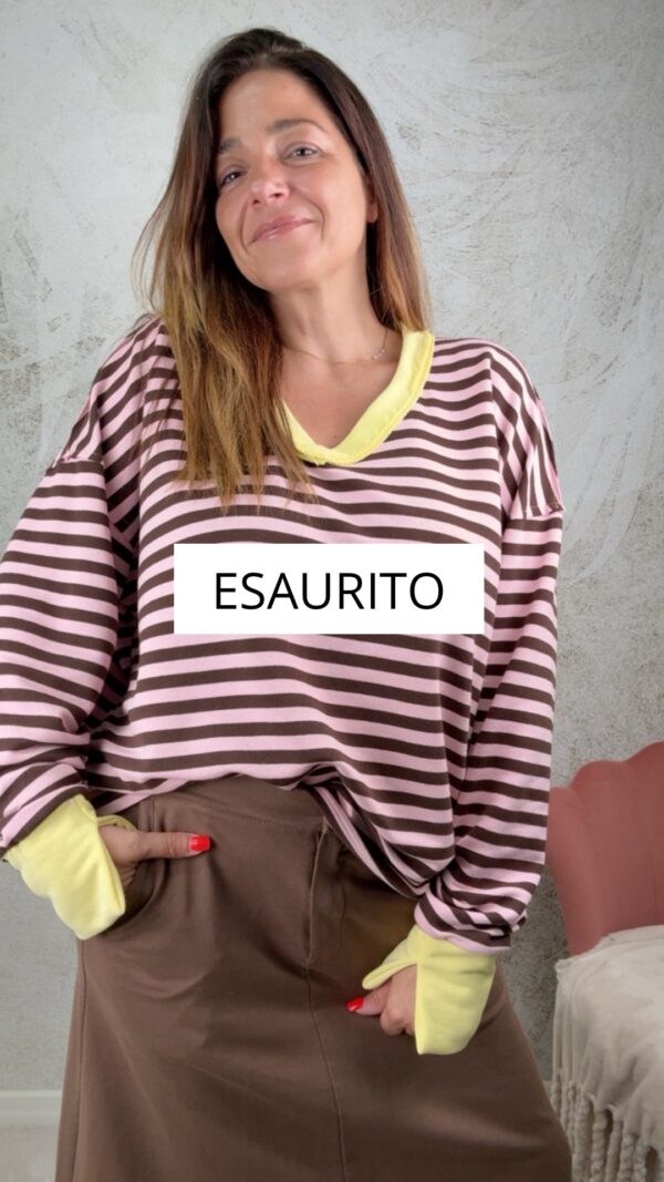 Felpa Thaila rosa/moro