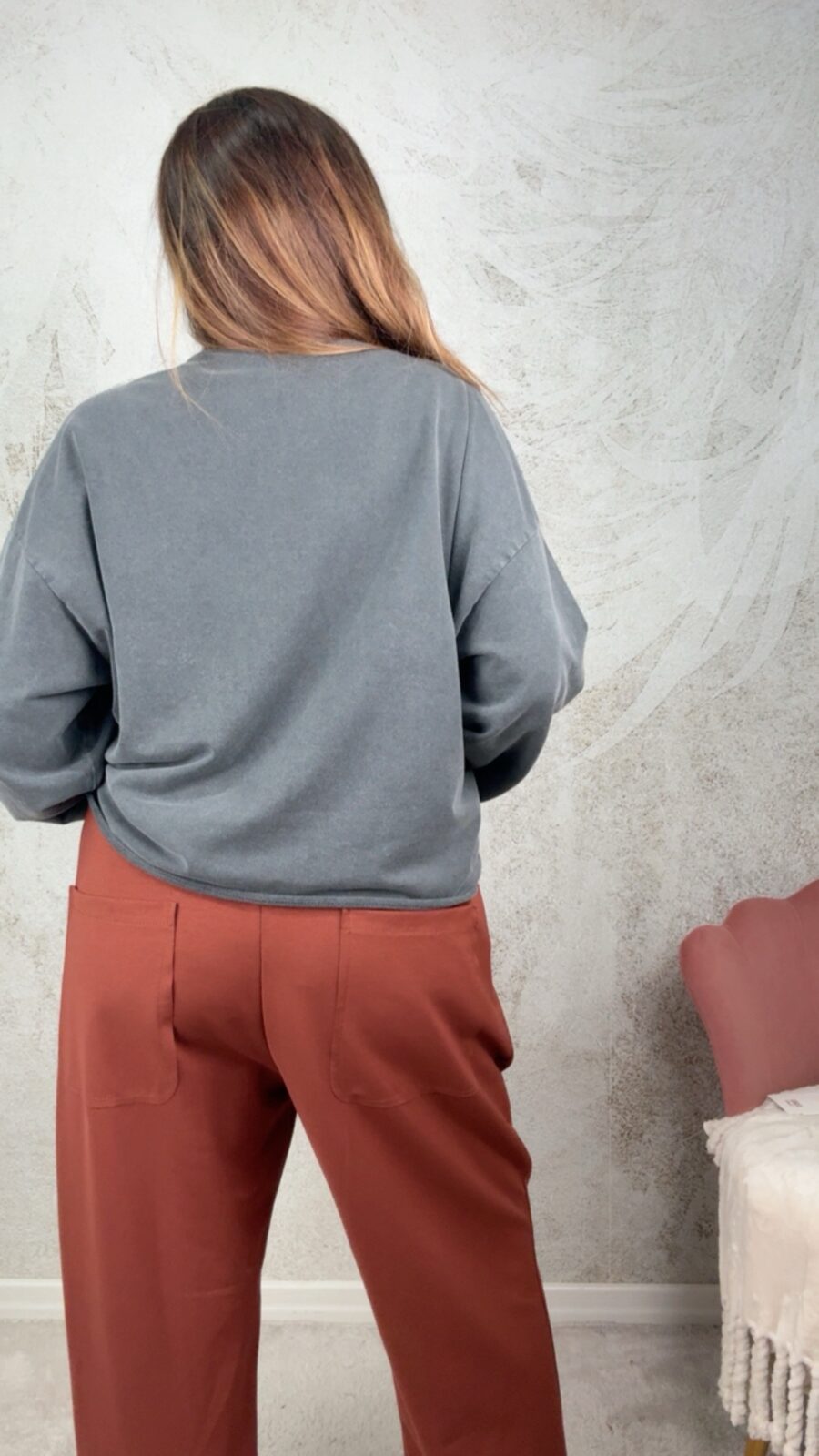 Pantalone Virginia ruggine - immagine 3