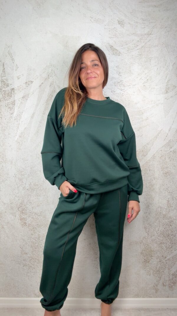 Completo Zoe verde bottiglia