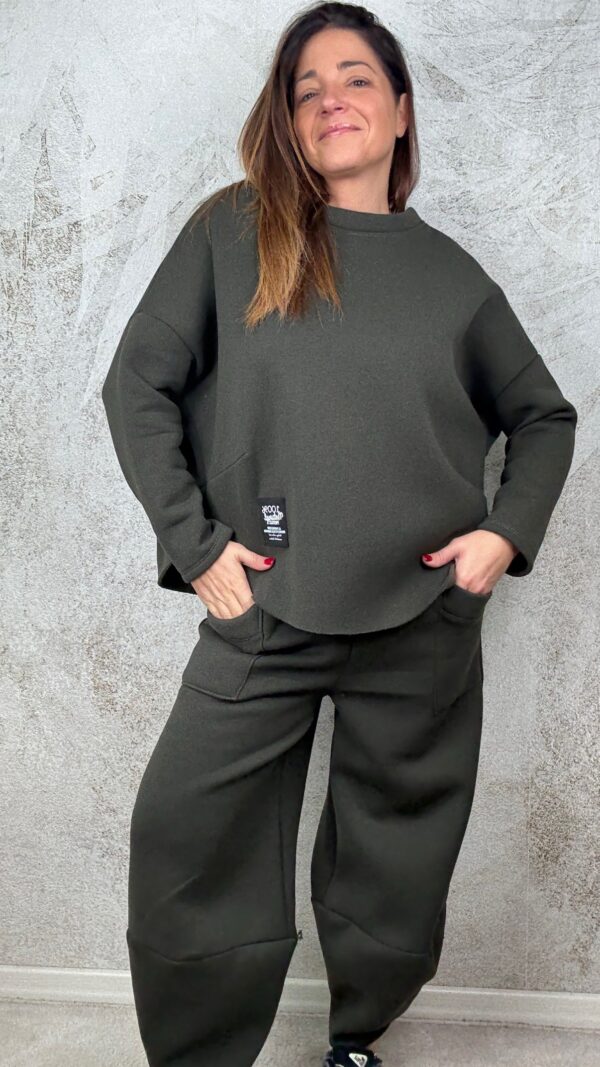 Tuta Alice felpata militare