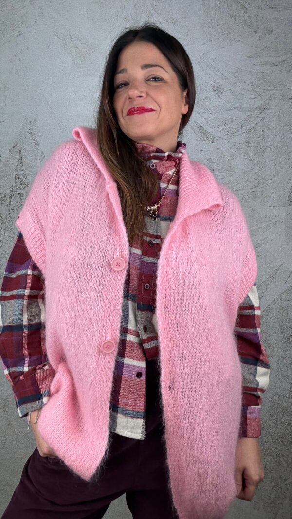 Cardigan Sveva rosa