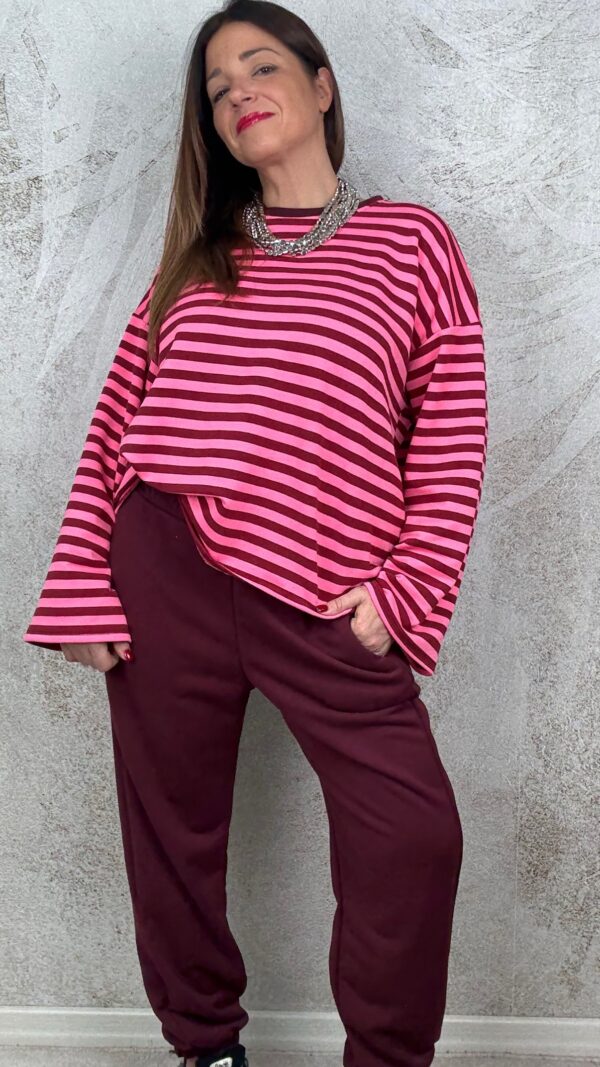 Completo Greta bordeaux