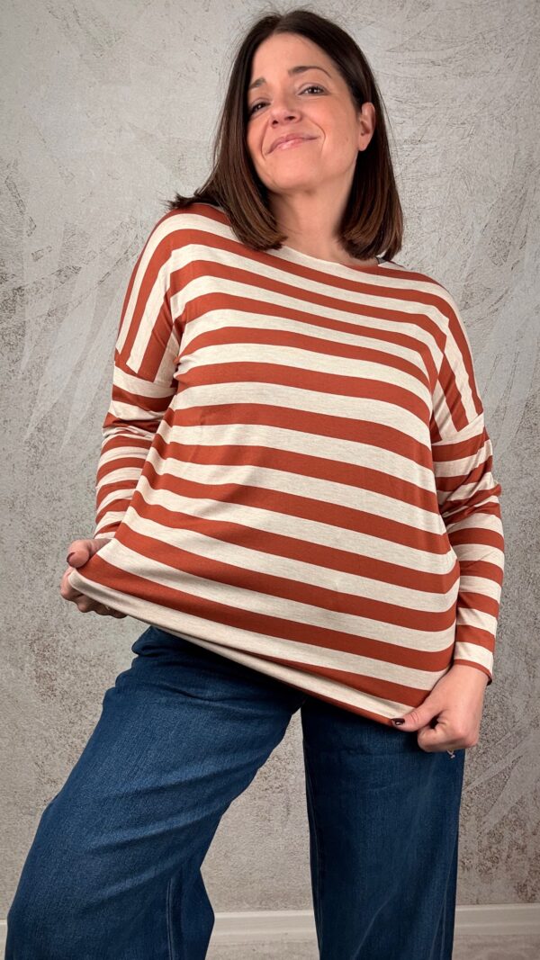 T-shirt Tullia ruggine