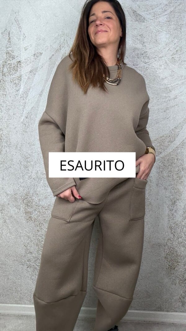 Tuta Alice felpata fango