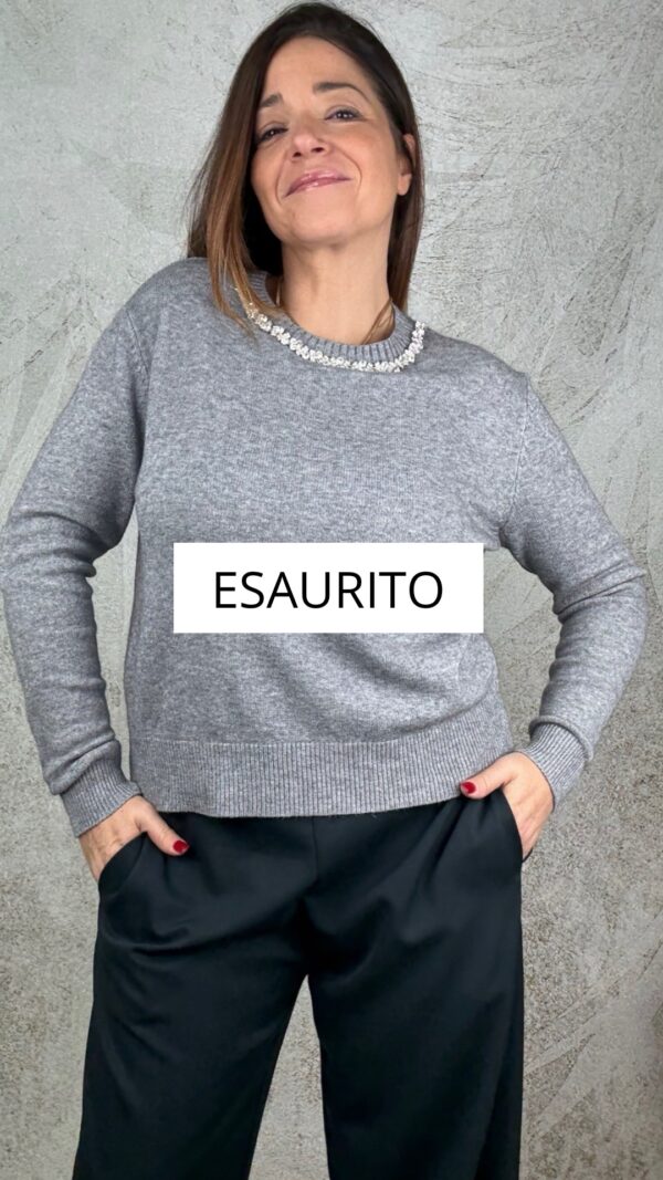 Pull Charlotte grigio