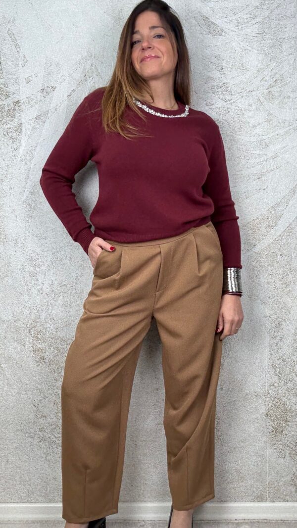 Pantalone Julia biscotto