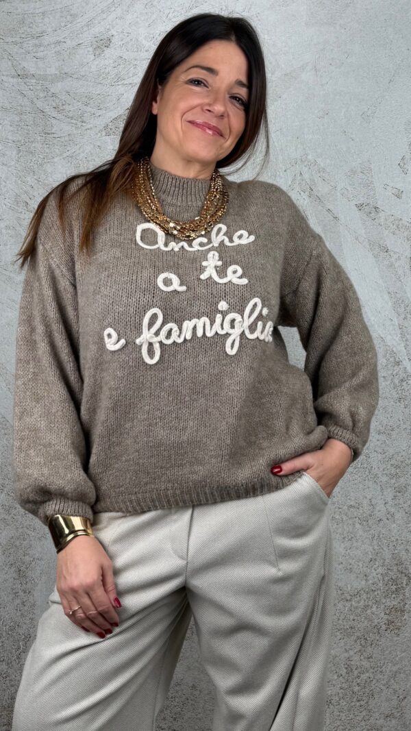 Pull Anche a te e famiglia biscotto