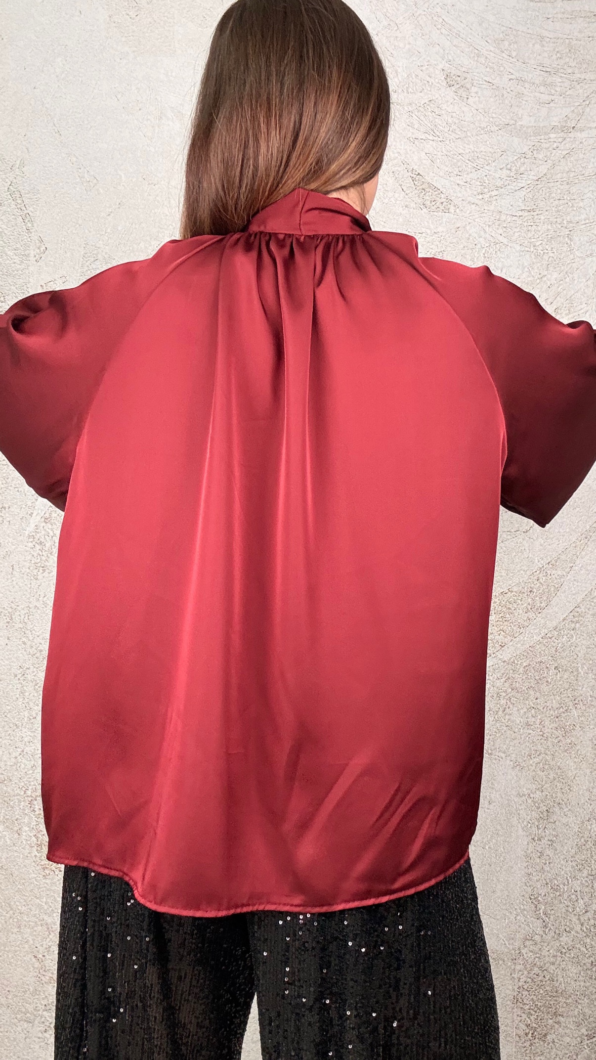 Camicia Fiocco vinaccia - immagine 5