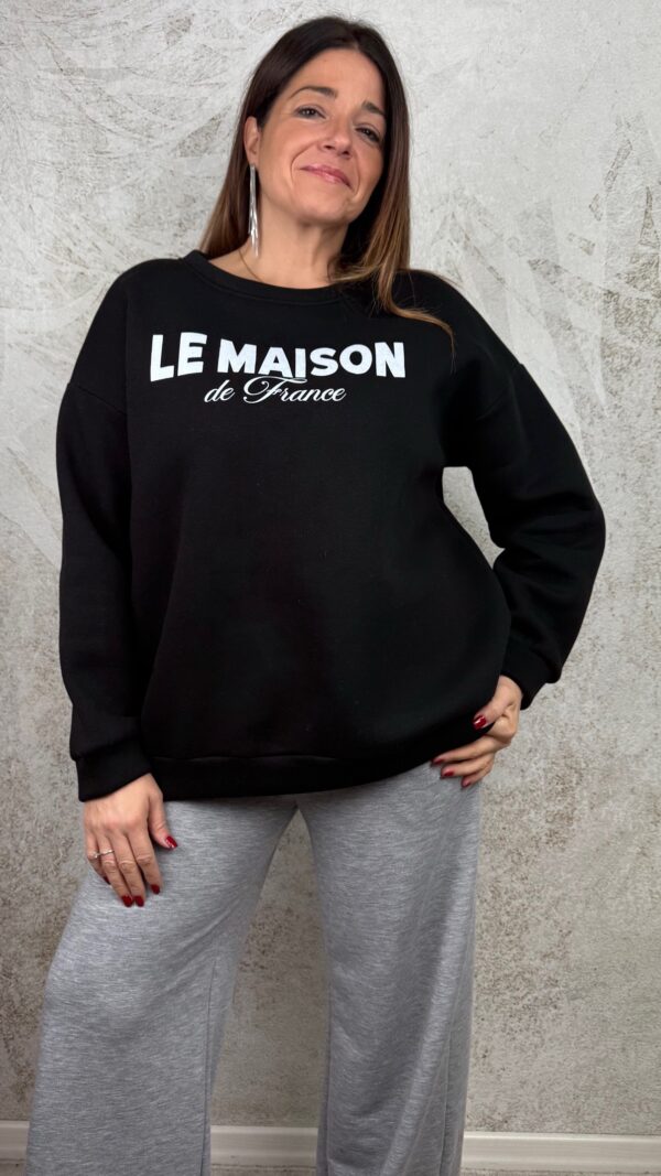 Felpa Le Maison nero