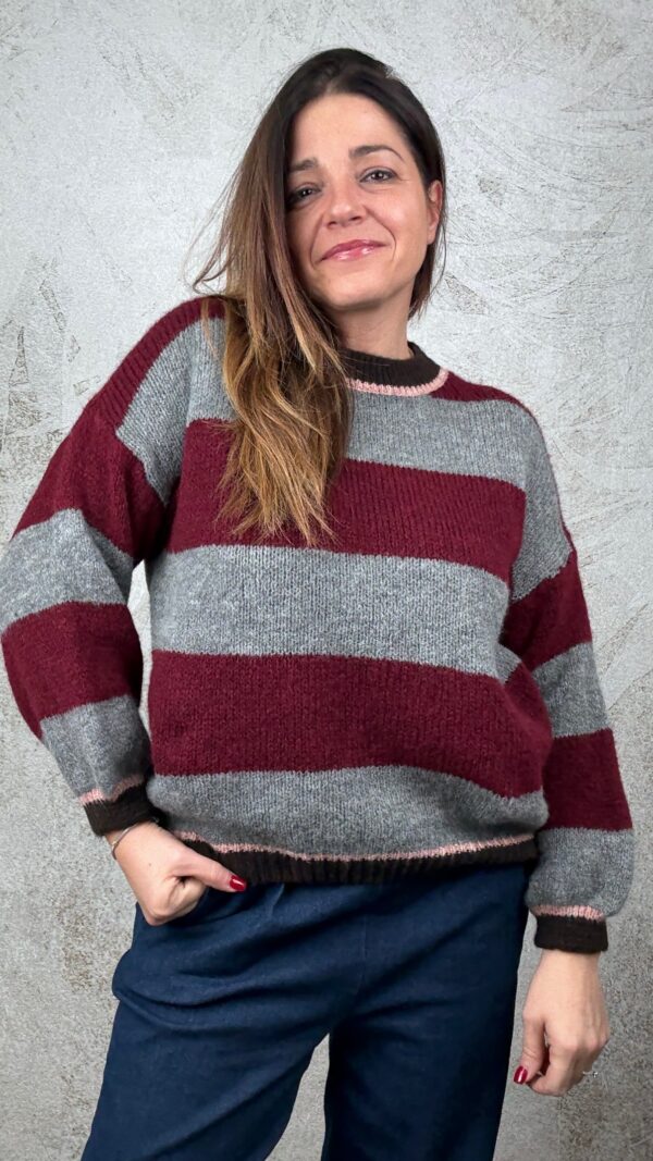 Pull Isabel bordeaux