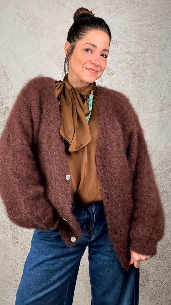 Cardigan Lucilla bronzo