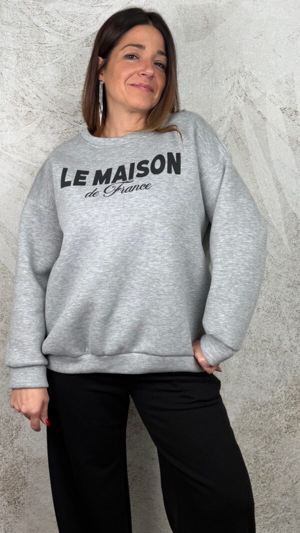 Felpa Le Maison grigio