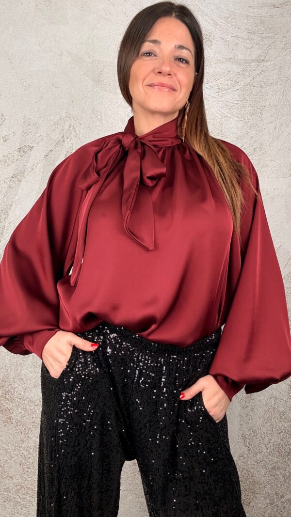 Camicia Fiocco vinaccia