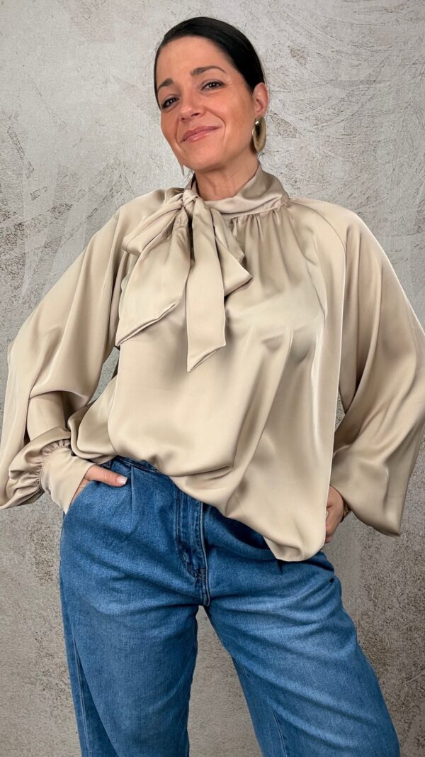 Camicia Fiocco champagne