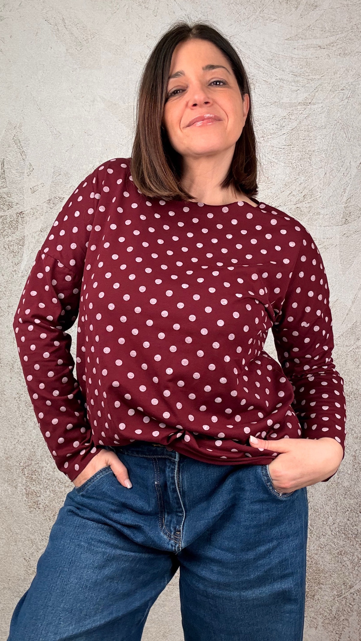 T-shirt Nina vinaccia - immagine 2