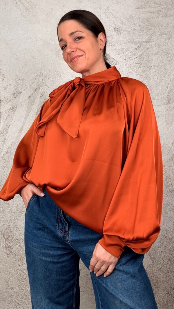 Camicia Fiocco ruggine