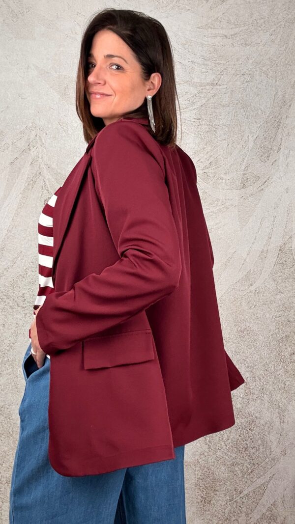 Blazer Sara bordeaux