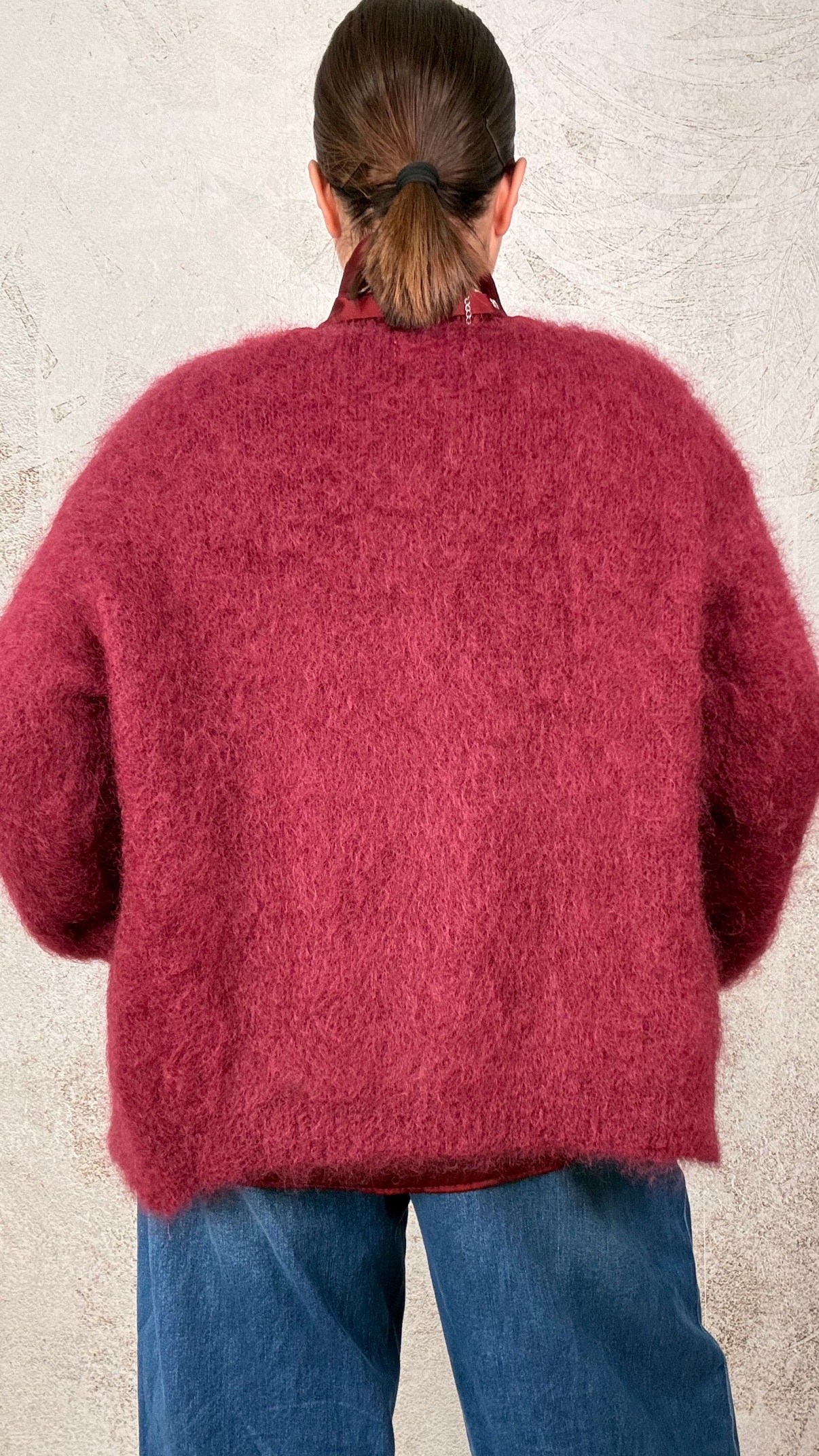 Cardigan Lucilla vinaccia - immagine 2