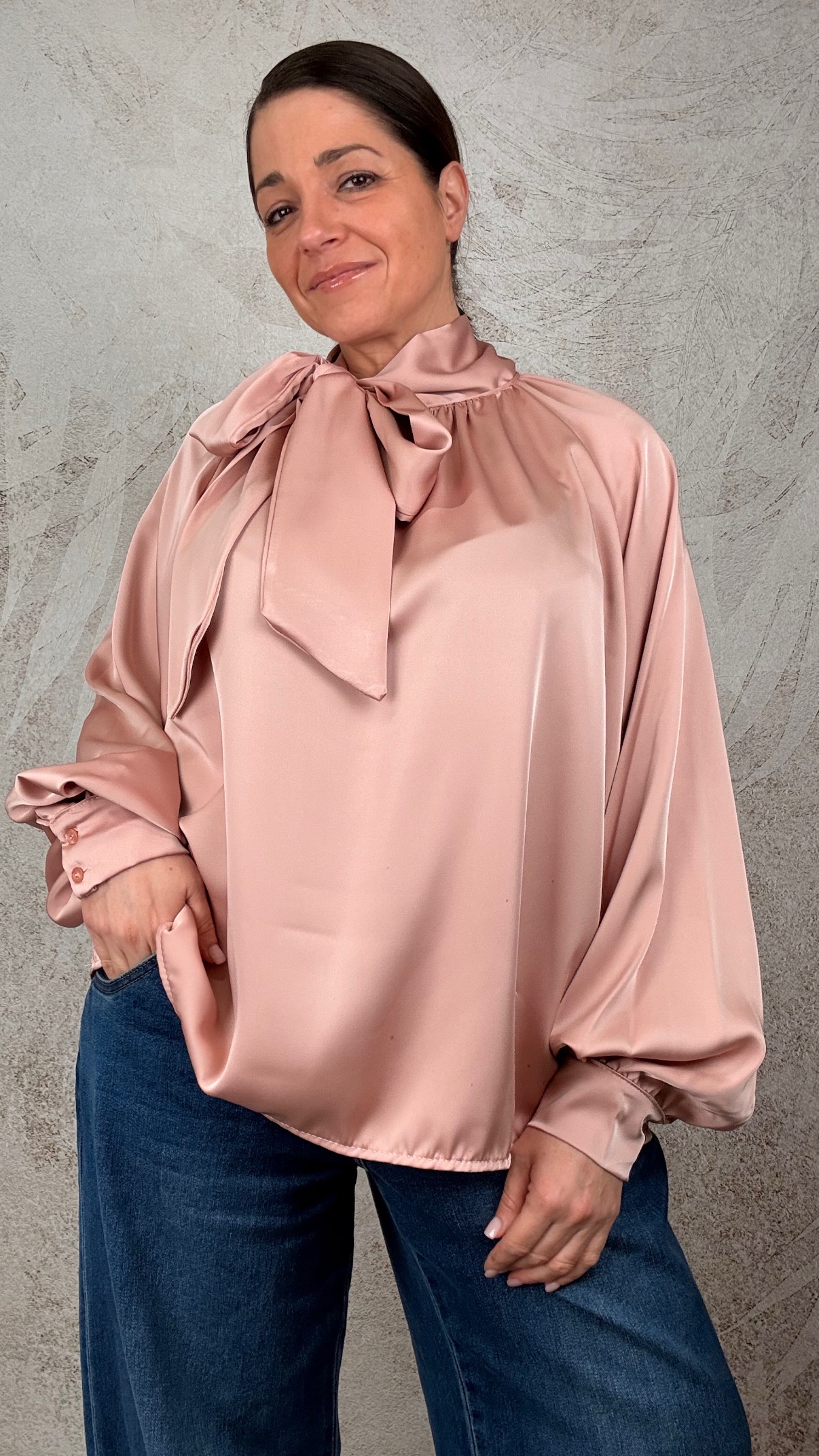 Camicia Fiocco cipria - immagine 2