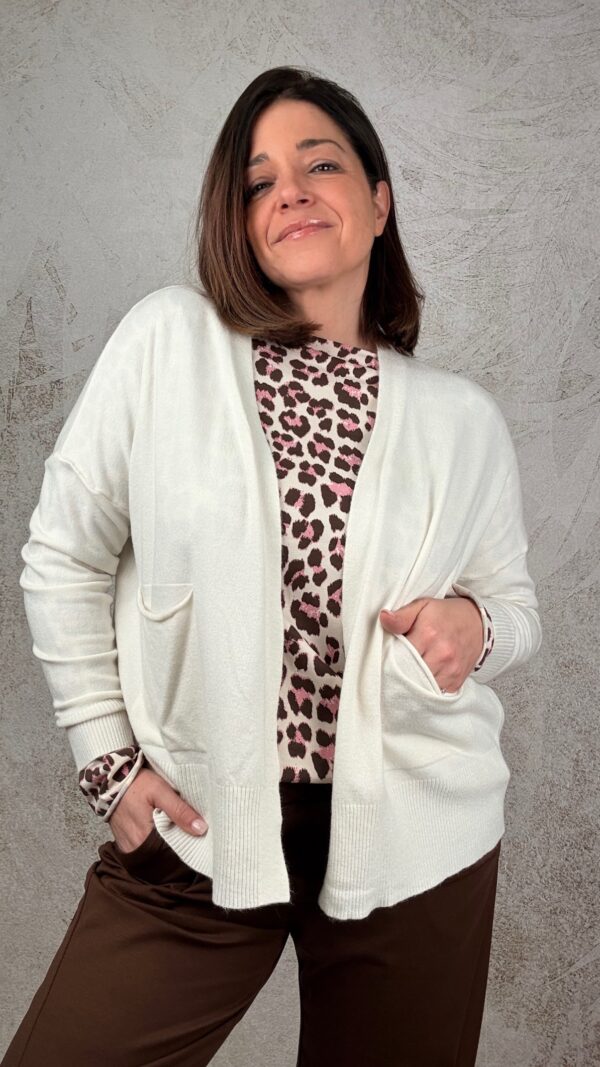 Cardigan Isotta burro