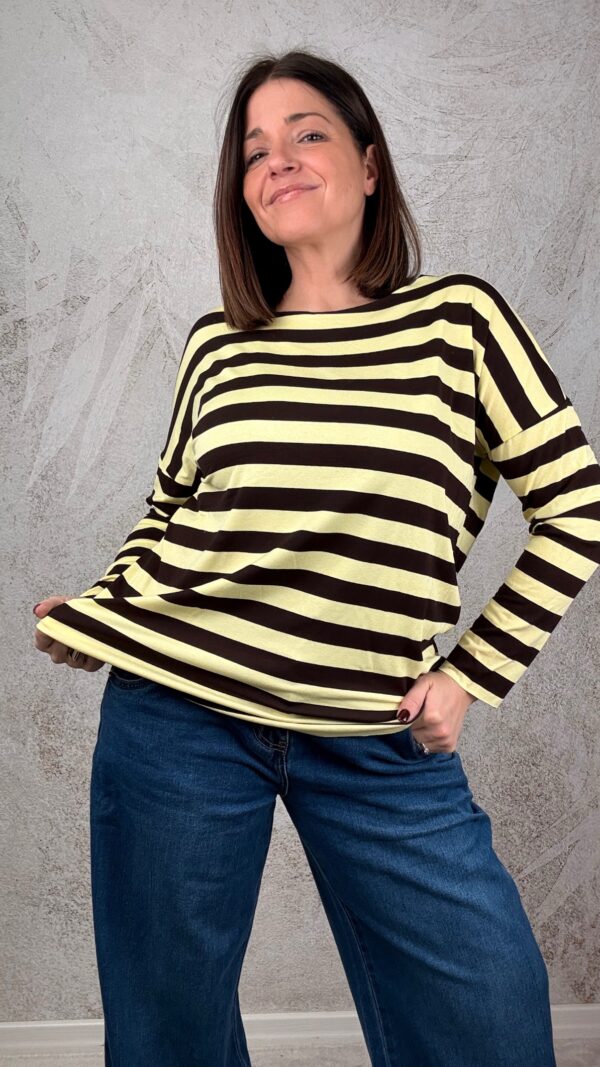 T-shirt Tullia giallo/moro