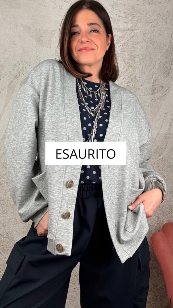 Cardigan Olivia grigio