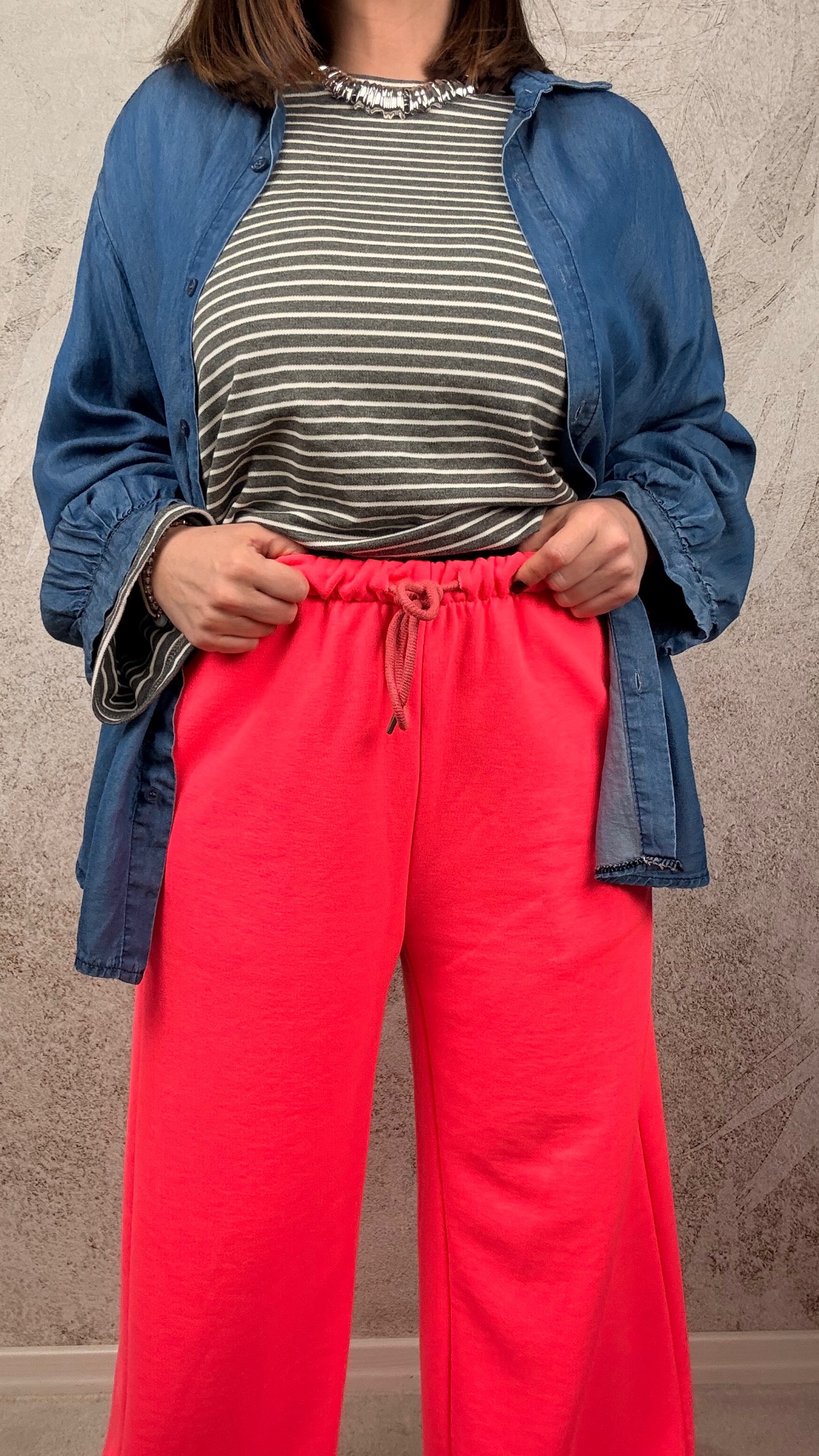 Pantalone Zoe fucsia fluo - immagine 2