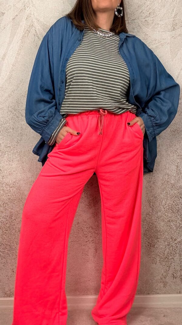 Pantalone Zoe fucsia fluo